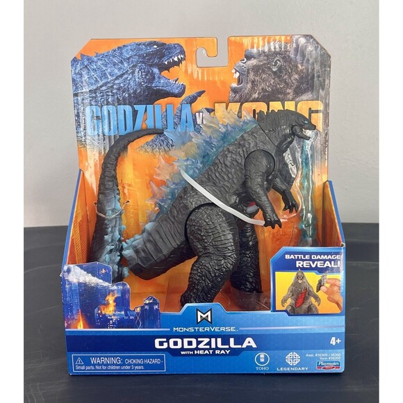 NEW Godzilla VS Kong Godzilla Heat Ray Monsterverse Playmates 6” 2021 Movie - Picture 1 of 5
